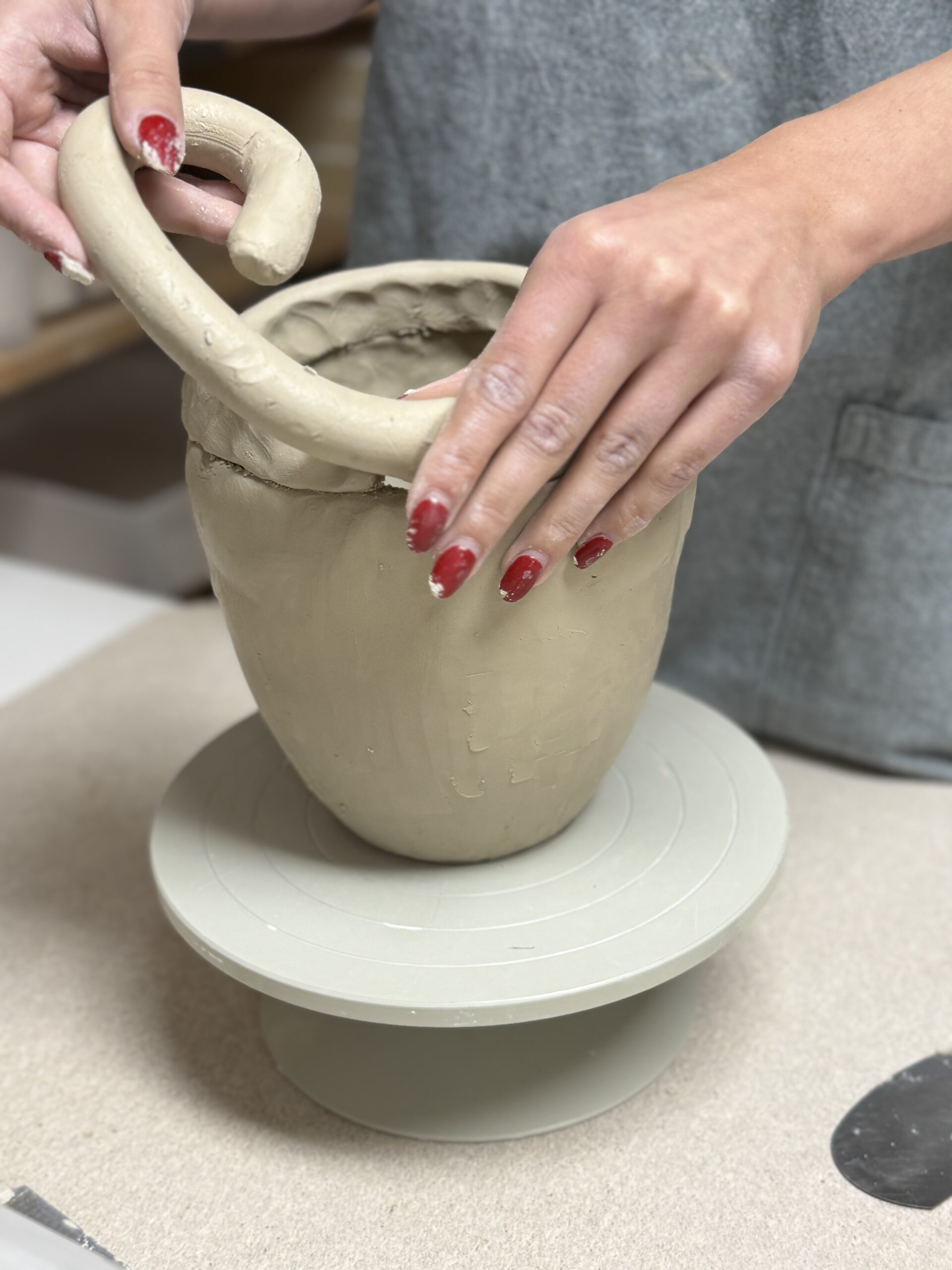 K2 Vase in Aufbautechnik