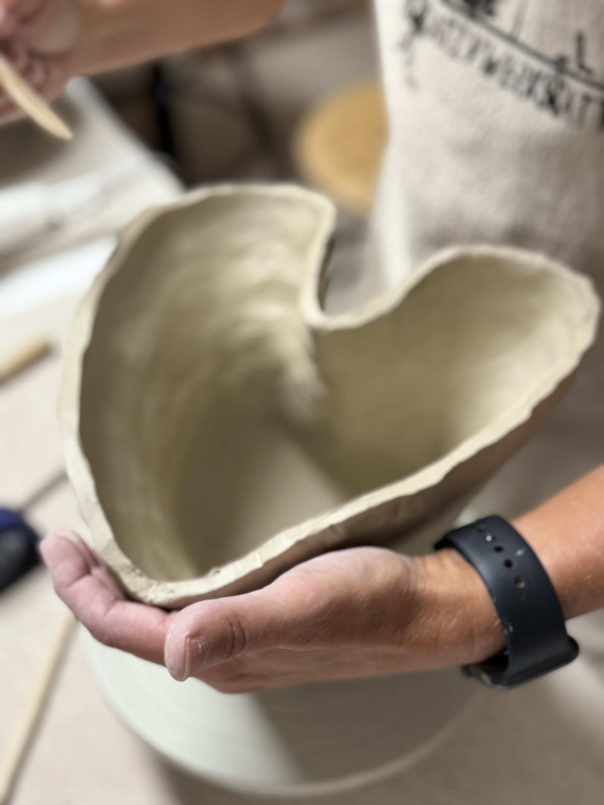 K2 Vase in Aufbautechnik
